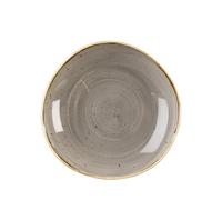 Churchill Stonecast Peppercorn Grey Round Trace Bowl 9.875" (1 x 12)