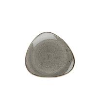 Churchill Stonecast Peppercorn Grey Triangle Plate 7.75" (1 x 12)