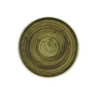 Churchill Stonecast Plume Olive Walled Plate 10.19" (1 x 6)