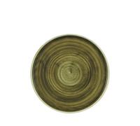Churchill Stonecast Plume Olive Walled Plate 8.25" (1 x 6)