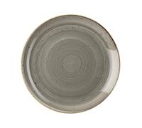 Churchill Stonecast Round Coupe Plates Peppercorn Grey 295mm (12 Pack)