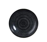 Churchill Studio Prints Homespun Charcoal Black Coupe Bowl 9.75" (1 x 12)