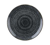 Churchill Studio Prints Homespun Charcoal Black Coupe Plate 11.25" (1 x 12)