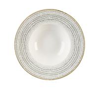 Churchill Studio Prints Homespun Stone Grey Wide Rim Bowl 10.9" (1 x 12)