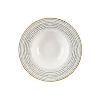 Churchill Studio Prints Homespun Stone Grey Wide Rim Bowl 240mm