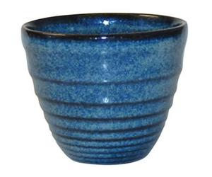 Churchill Super Vitrified DL412 Bit on the Side Ripple Chip Mugs, 284 mL, Blue (Pack of 12)
