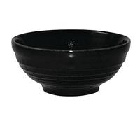 Churchill Super Vitrified DL426 Bit on the Side Ripple Snack Bowls, 120 mm, Black (Pack of 12)