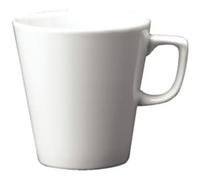 Churchill Super Vitrified W002 Plain Whiteware Cafe Latte Mug, 12 oz. (Pack of 12)