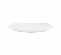 Churchill Super Vitrified W889 Plain ware X Squared Plate, White (Pack of 12)