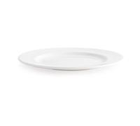 Churchill Super vitrifiée P604 Whiteware plaque classique, Blanc (lot de 12)