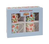 Churchill The Caravan Trail Strawberry Harvest Set of 4 Mugs in Gift Box