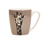 Churchill The Kingdom Animal Mug - Modern Printed Coloured Tea Coffee Cups - 300ml - Giraffe