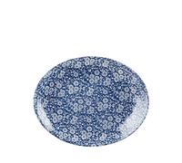 Churchill Vintage Prints Prague Victorian Calico Oval Plate 12.44 x 10" (1 x 6)