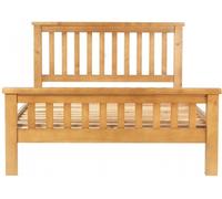 Churchill Waxed Pine Slatted Bed - Sizes Available