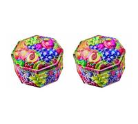 Churchill's Confectionery - Orchard Fruit Tin 200g Fruit Jellies (Pack of 2)