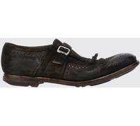 CHURCH'S Shangai Suede Monk Strap Shoes with Vintage Effect - Size: 9½ - male