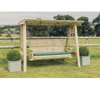 Churnet Valley Antoinette Redwood 3 Seater Garden Swing