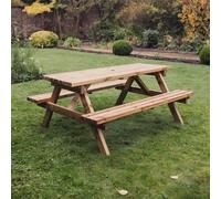 Churnet Valley Deluxe Redwood Garden Picnic Table - 180cm