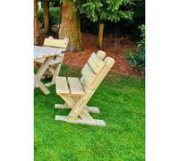 Churnet Valley Garden Furniture Ltd Ashcombe Chair - L65 x W49 x H90 cm in Brown Churnet Valley Garden Furniture Ltd Brown