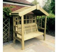 Churnet Valley Garden Furniture Ltd Churnet Valley Cottage Arbour Trellis Sits 3