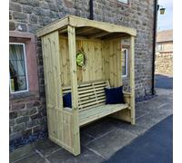 Churnet Valley Garden Furniture Ltd Churnet Valley Four Seasons 3 Seat Arbour