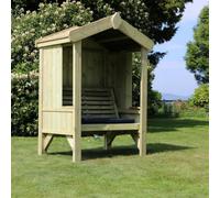 Churnet Valley Garden Furniture Ltd Cottage Arbour Fully Enclosed Sits 2