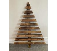 Churnet Valley Garden Furniture Ltd Decorative Wooden Christmas Tree - L5 x W50 x H60 cm in Brown Churnet Valley Garden Furniture Ltd Brown