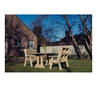 Churnet Valley Garden Furniture Ltd Ergo Dining Table Bench Set - Sits 6, Min. Assembly Required in Brown Churnet Valley Garden Furniture Ltd Brown