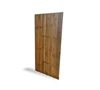 Churnet Valley Garden Furniture Ltd Featheredge Garden Gate - Timber - Fully Assembled in Brown Churnet Valley Garden Furniture Ltd Brown
