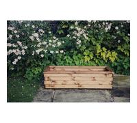 Churnet Valley Garden Furniture Ltd Multi Pack of 2 - Valley Trough XL - Garden Planter - Fully Assembled in Brown | Size: 2 Pack Churnet Valley Garden Furniture Ltd Brown 2 Pack