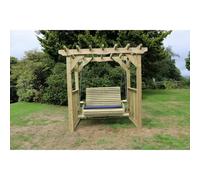 Churnet Valley Garden Furniture Ltd Ophelia Swinging Chair Hammock - Sits 2, Min. Assembly Required in Brown Churnet Valley Garden Furniture Ltd Brown