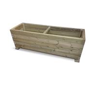 Churnet Valley Garden Furniture Ltd Super Heavy Duty Veg Trough - L60 x W150 x H50 cm - Fully Assembled in Brown Churnet Valley Garden Furniture Ltd Brown