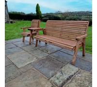 Churnet Valley Garden Furniture Ltd Valley 4 Seat Set 1Xc 1X3B Straight Tray