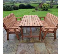 Churnet Valley Garden Furniture Ltd Valley 6 Seat Set 2X3B 1795 Table