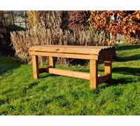 Churnet Valley Garden Furniture Ltd Valley Backless Garden Bench - Timber - L39 X W99.5 X H43 Cm - Fully Assembled