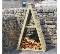 Churnet Valley Heavy Duty Wood Triangle Garden Log Store
