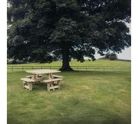 Churnet Valley Westwood Square Garden Picnic Table Set with 4 Benches