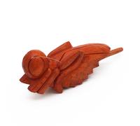 Churping Wooden Grasshopper KDMD Maroon One Size