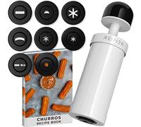 Churrera Churro Maker Machine - Free Recipe eBook Included - 8 Interchangeable Discs - Churros Maker Machine