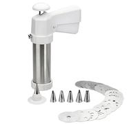 ibili 769500 Cookie Gun Set, White/Silver,12 x 25 x 12 cm