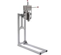 Churro Maker Vertical Manual Commercial with 6 Nozzles for Home and Business Use, 5L Capacity