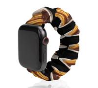 Churros With Chocolate Dipping Sauce Scrunchies Watch Band Compatible with IWatch Stretchy Elastic Replacement Strap 38mm/40mm