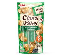 CHURU Bites Cat Treat Chicken Recipe Wraps Tuna Recipe 3x10g