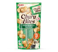 Churu Chicken and Tuna Recipe Cat Bites - 3 x 10g