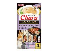 Churu Luxury Tuna Recipe with King Prawn Cat Food - 4 x 14g