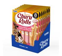 Churu Rolls by INABA Dog Treat - Chicken & Salmon Flavour 8 Pack (64 x