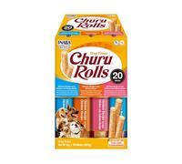 Churu Rolls by INABA Dog Treat - Chicken Variety Box - 1 Pack (20 x 12g) / Crispy Sticks with Creamy Filling, Delicious & Healthy Snack, Hand Feeding, Training, Natural, Grain Free