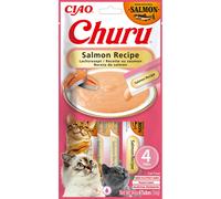 Churu Salmon Recipe Cat Treats - 4 x 14g