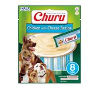 Churu Sticks by INABA Dog Treat - Chicken & Cheese Flavour (8 x 20g) / Soft & Creamy, Delicious & Healthy Snack, Food Topper, Pill Assist, Training Treat, Natural, Grain Free