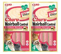 Churu Sticks Hairball Chicken Recipe (4 x 14g) / Soft & Creamy INABA C